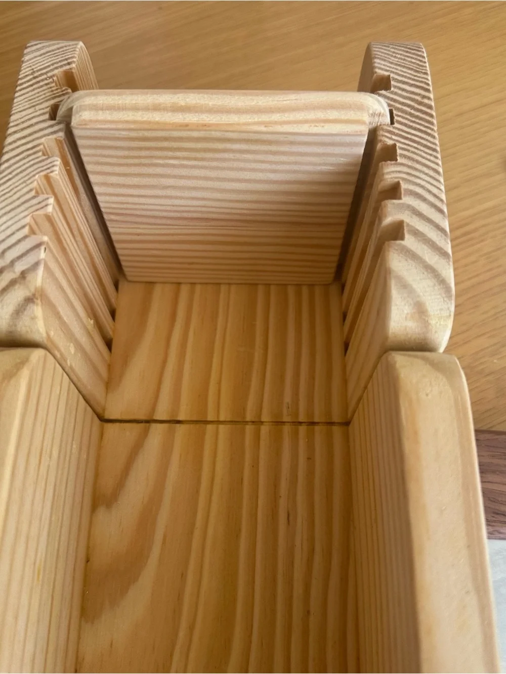 Creekside Soaf Loaves Cutter Wooden 2 Metal Saw Guide Box for Soap Loaves